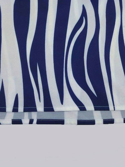 Damen Armelloses Kleid Mit Streifen | Mini