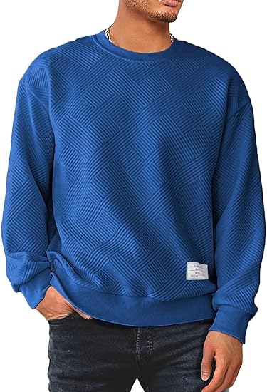 Lässiger langarm-pullover