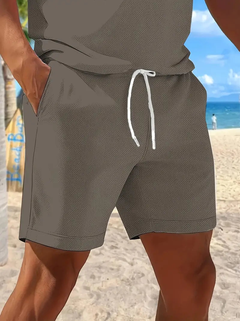 Zackary – Sommer Liches kurzärmliges Zweiteiler Set