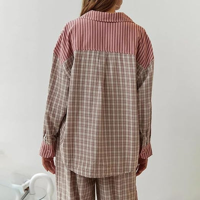 Zweiteiliges Pyjama Set Für Damen | Bequem