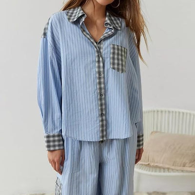 Zweiteiliges Pyjama Set Für Damen | Bequem