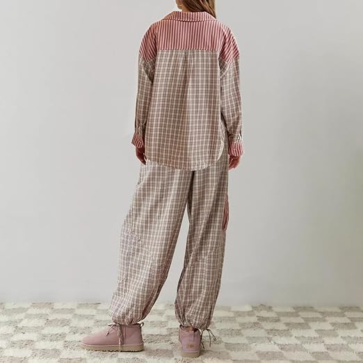Zweiteiliges Pyjama Set Für Damen | Bequem