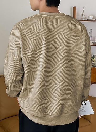Lässiger langarm-pullover