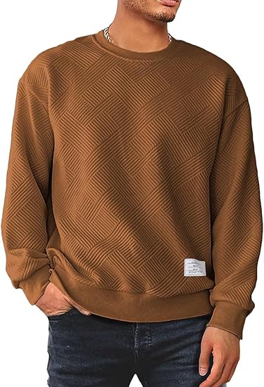 Lässiger langarm-pullover