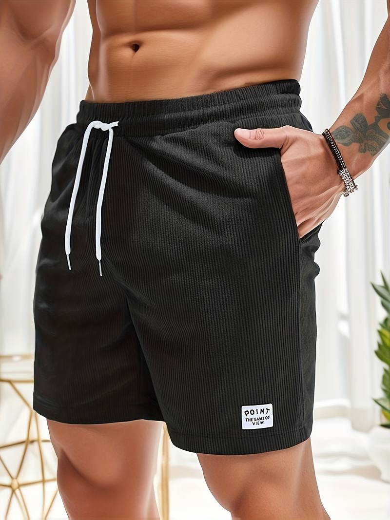 Herren-cord-shorts