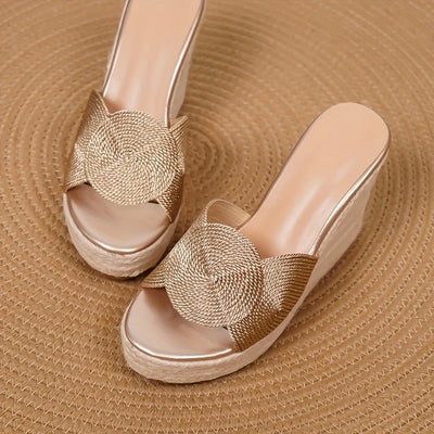 Mila - Espadrille-Keilsandalen für Frauen