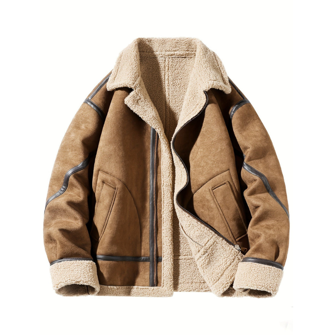 Shearling Mantel für Herren