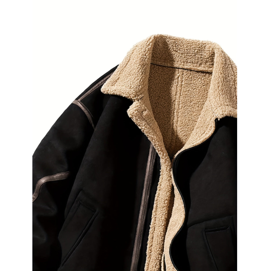 Shearling Mantel für Herren