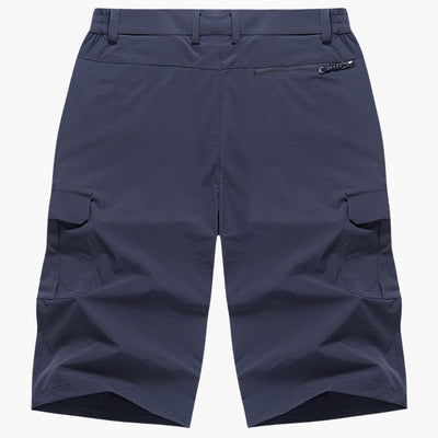 Herren Sommer Cargoshorts mit Stretchstoff und Reißverschlusstaschen