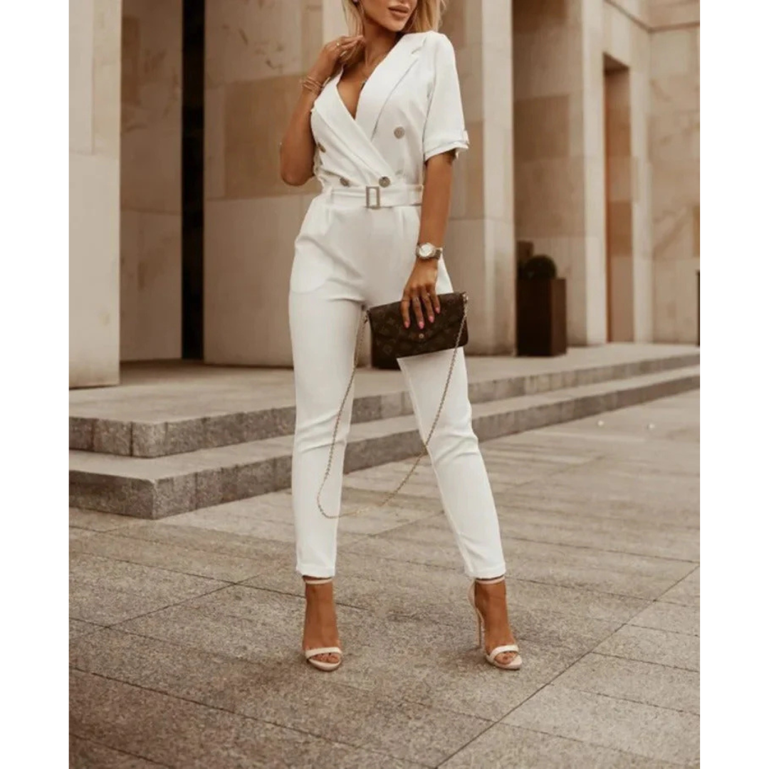 Button-Jumpsuit für Damen