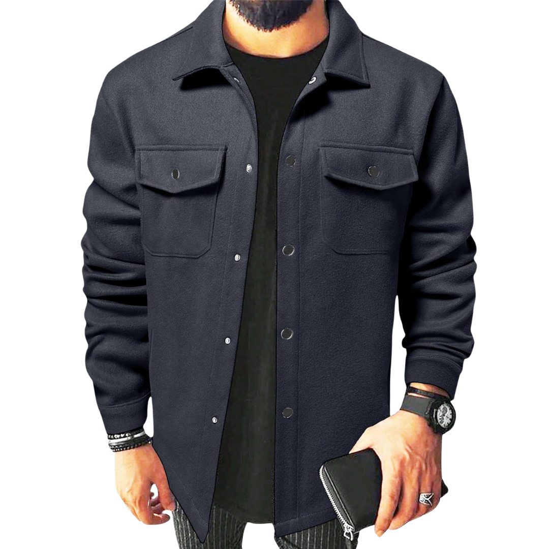 Klassische Hemdjacke für Herren