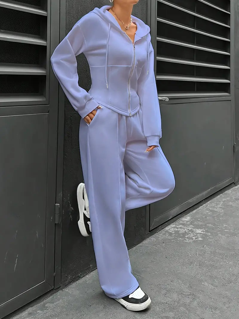 Nanci - Lässiges Zweiteiliges Set Mit Langen Ärmeln