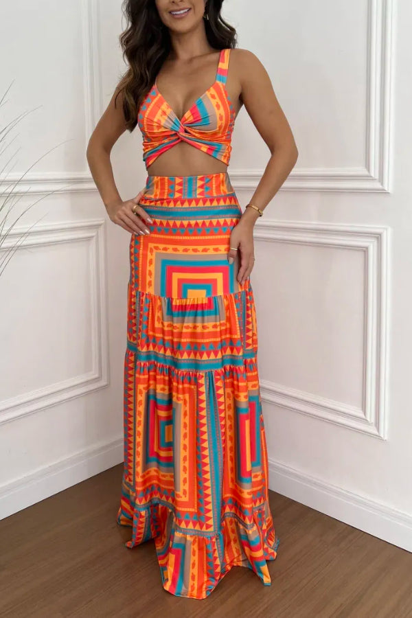 Guillermina® | Zweiteiliges Maxikleid-Set