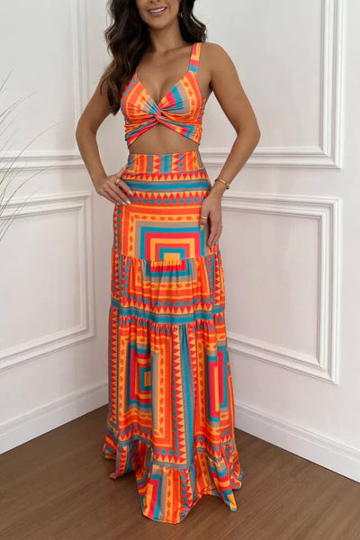 Guillermina® | Zweiteiliges Maxikleid-Set