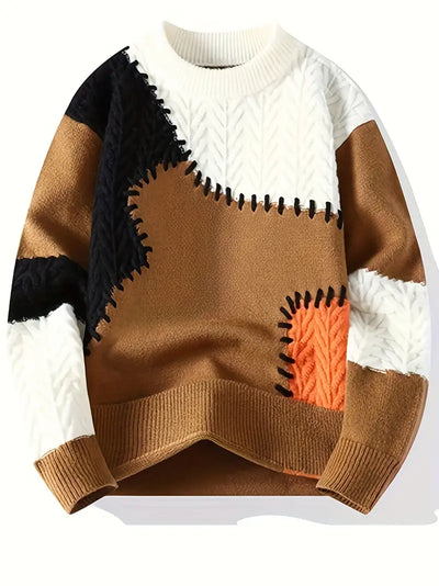 Wagner – Lässiger Strickpullover Mit Rundhalsausschnitt