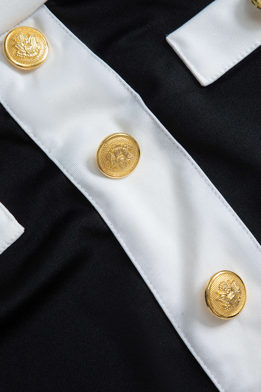 Karina | Elegantes Zweiteiler-Set mit Button-Detail & Minirock