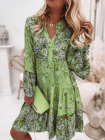 Kleid mit blumendruck