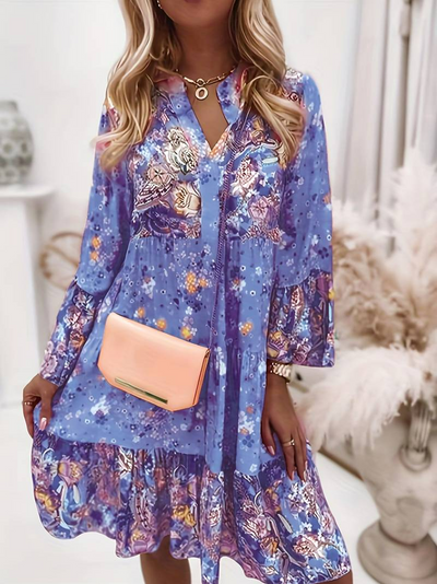 Kleid mit blumendruck