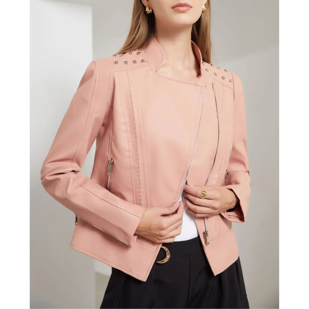 Moderne Jacke mit Nieten für Damen