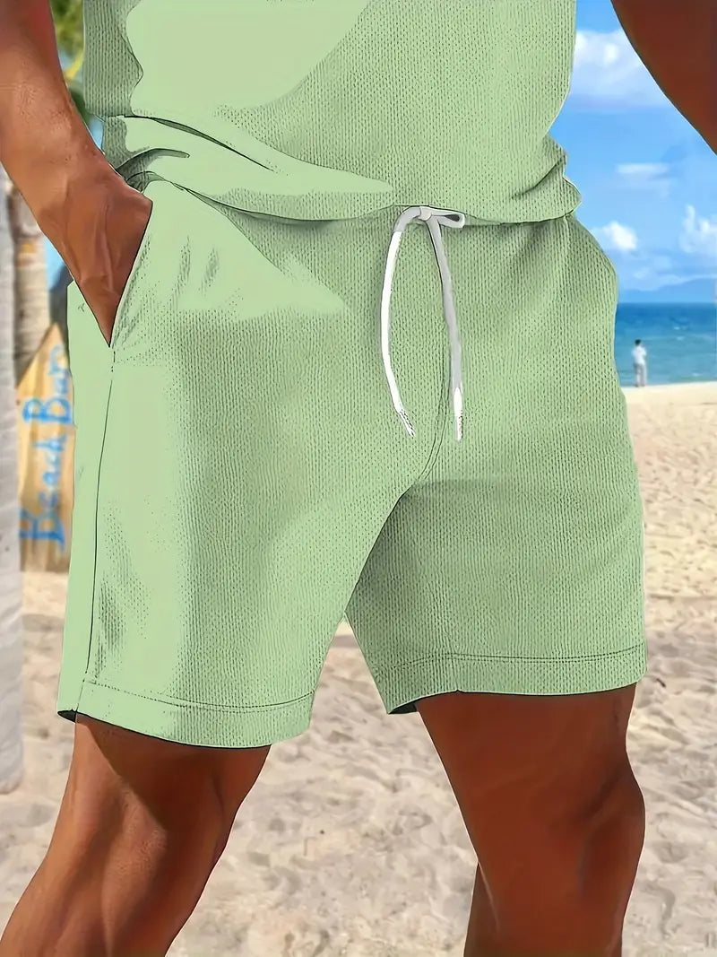 Zackary – Sommer Liches kurzärmliges Zweiteiler Set