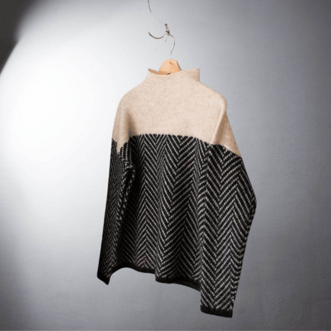 Ebba | Nachhaltiger Baumwoll-Turtleneck-Pullover