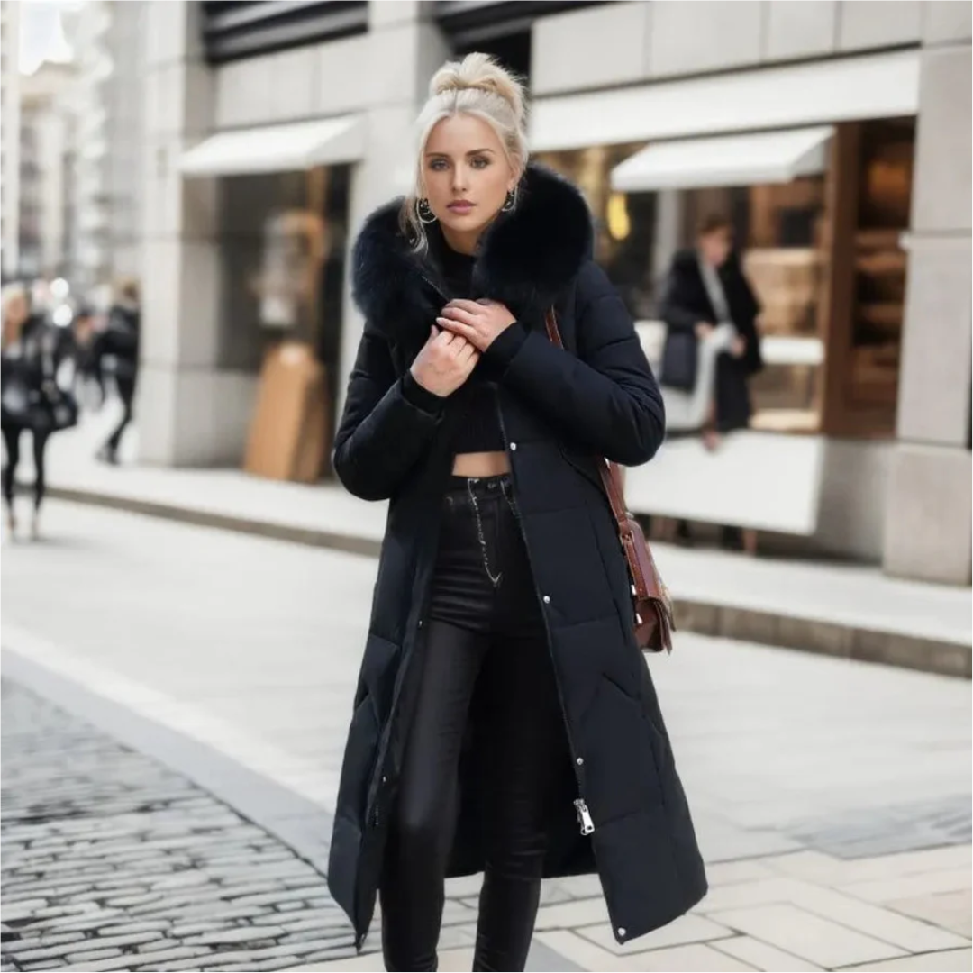 Langer Gesteppter Parka Für Damen | Winter