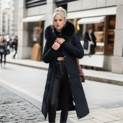 Langer Gesteppter Parka Für Damen | Winter