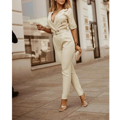Button-Jumpsuit für Damen