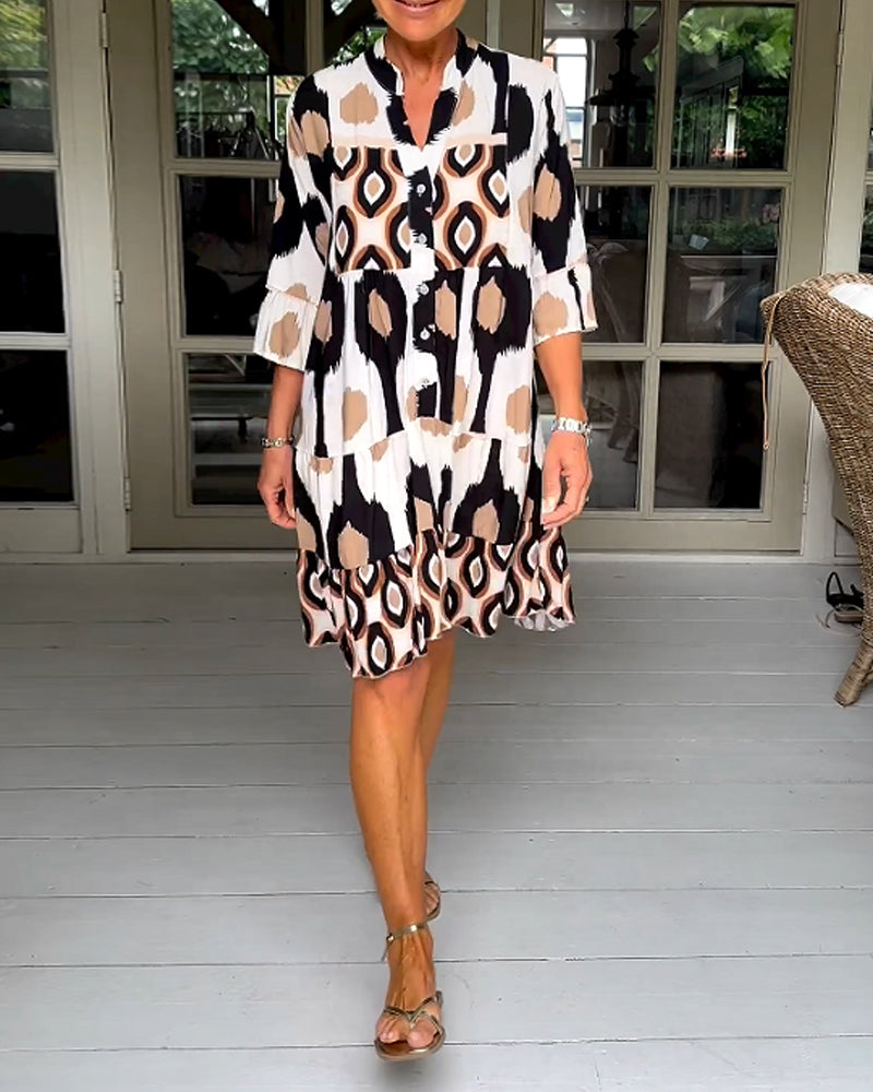 Bedrucktes kleid