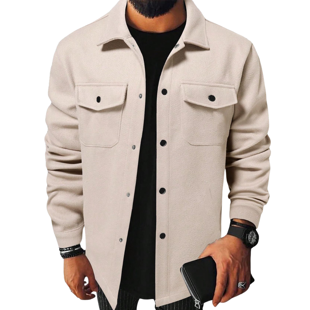 Klassische Hemdjacke für Herren
