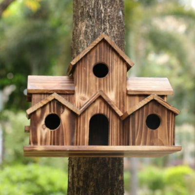 WillowNest funktionelles Vogelhaus aus Holz