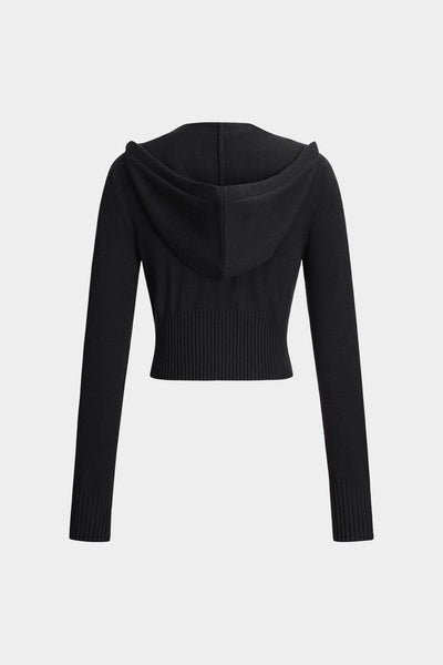 Luisa | Strick-Zweiteiler mit Kapuzenjacke & Schlaghose