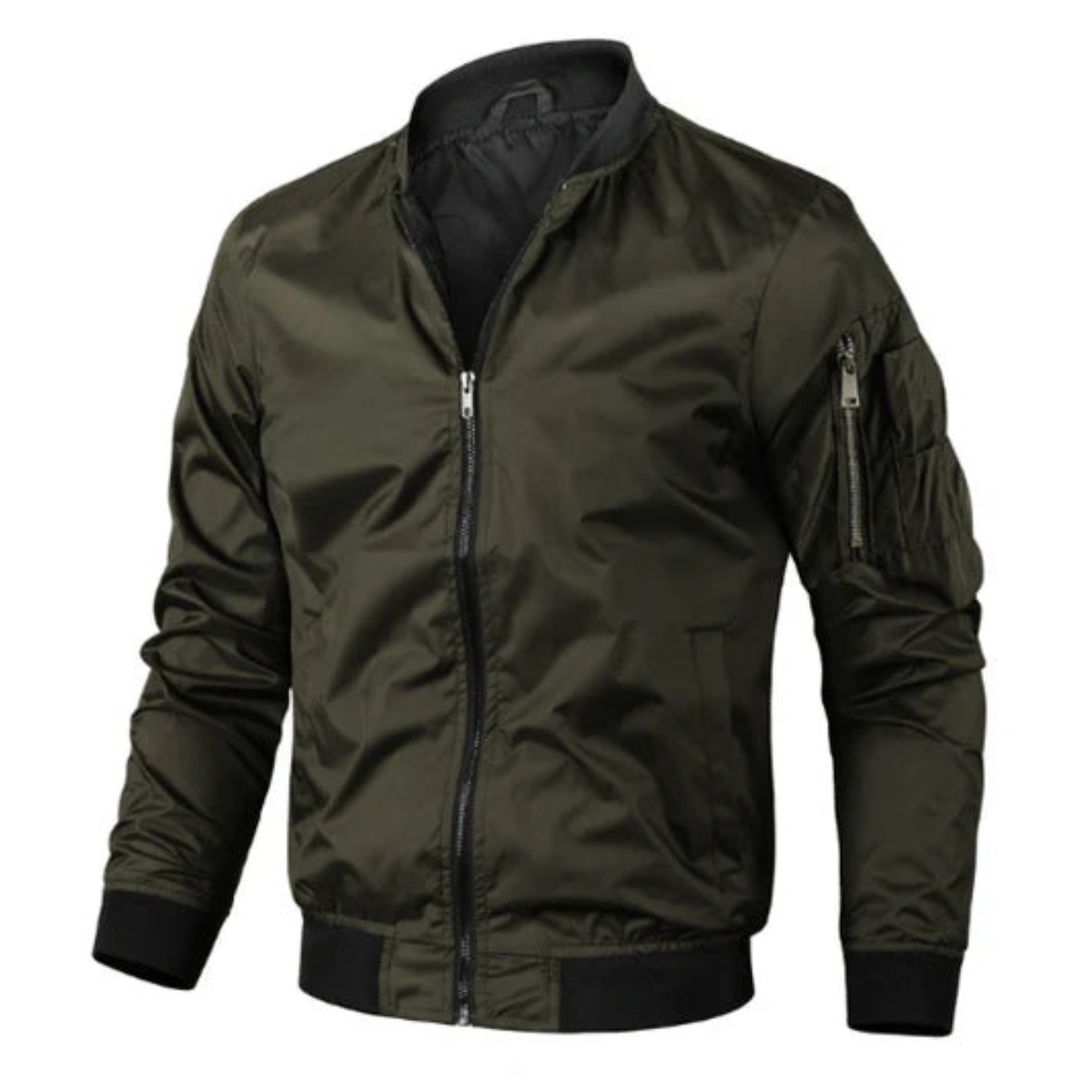 Bomberjacke mit Reißverschlusstasche für Herren