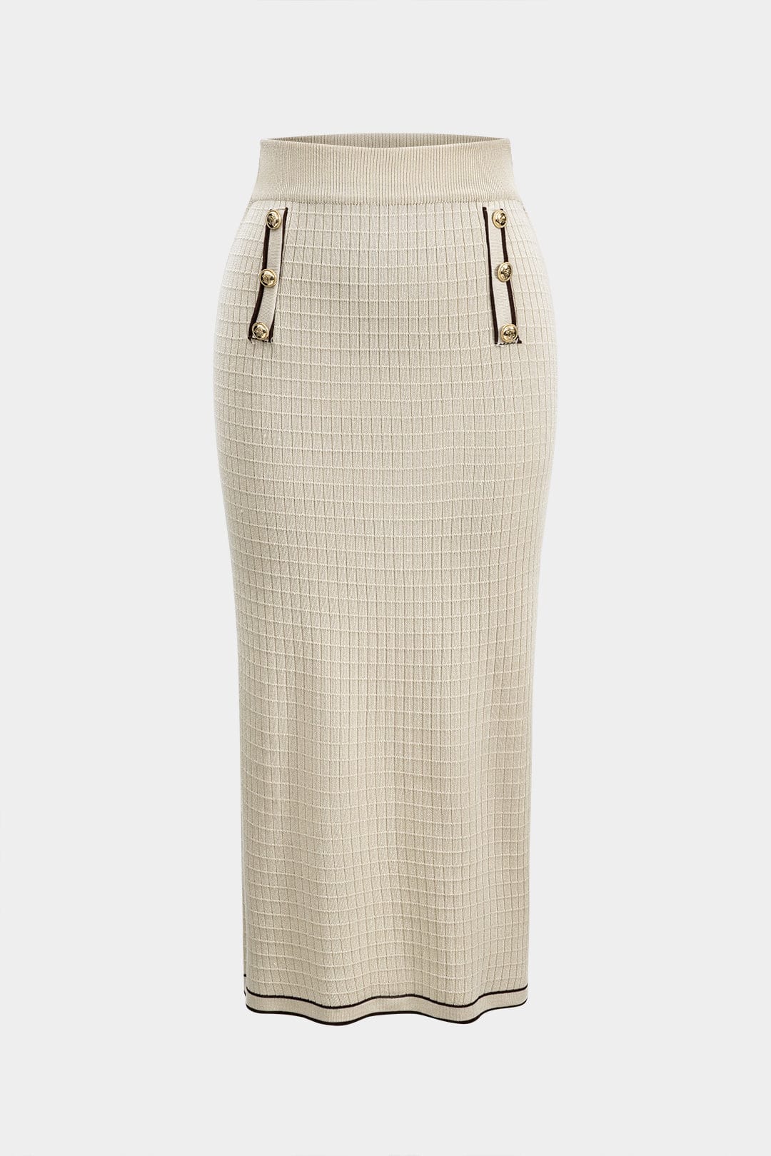 Mia | Klassisches Strick-Zweiteiler-Set mit Blazer-Cardigan & Bleistiftrock