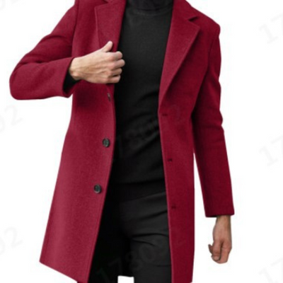 Knopfmantel für Herren