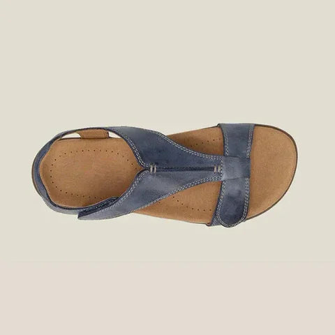 Damen-ledersandalen