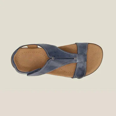Damen-ledersandalen