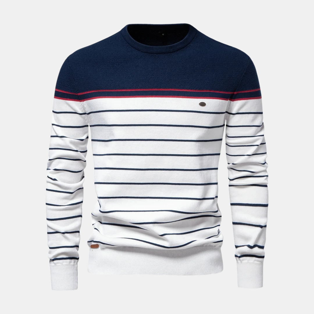 Riviera Freizeitpullover mit Streifen