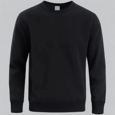 Herren Klassisches Lässiges Crewneck Sweatshirt | Langarm