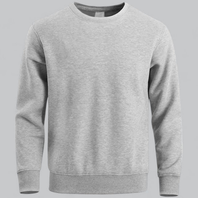 Herren Klassisches Lässiges Crewneck Sweatshirt | Langarm