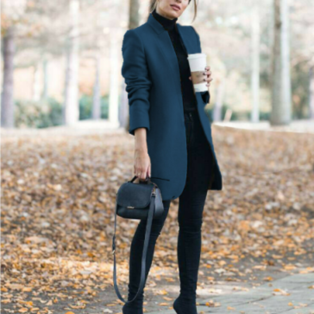 Mantel mit Stehkragen für Damen