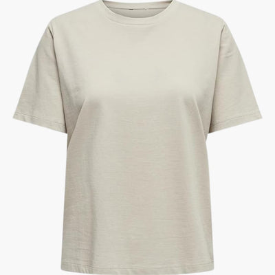 Damen T-Shirt mit Rundhals und kurzen Ärmeln aus Leichtstoff