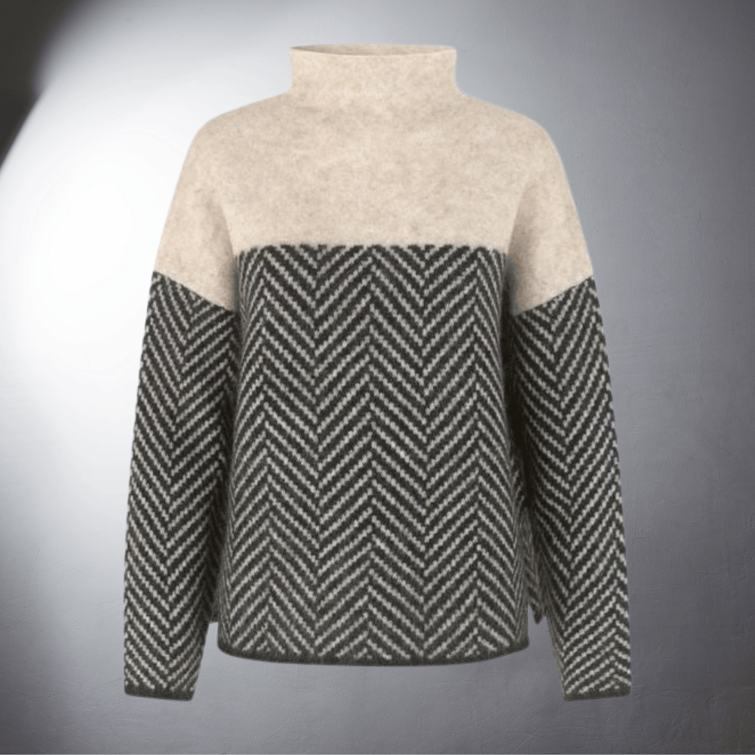 Ebba | Nachhaltiger Baumwoll-Turtleneck-Pullover