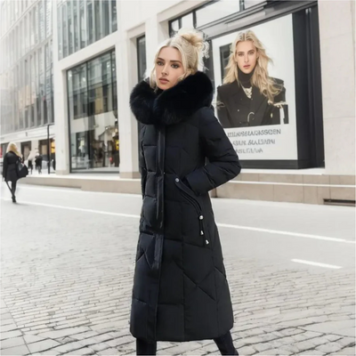 Langer Gesteppter Parka Für Damen | Winter