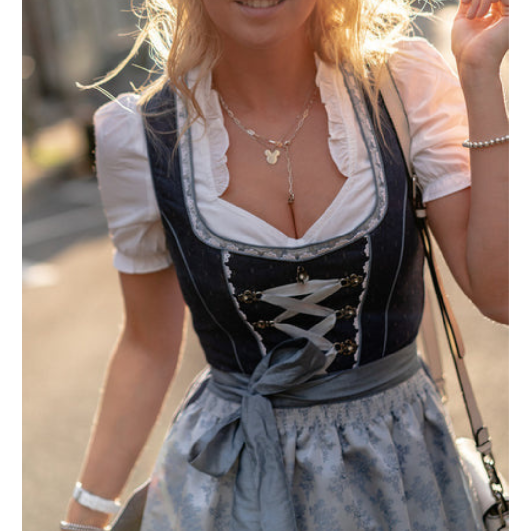 Damen Traditionell Oktoberfest Dirndl Kleid