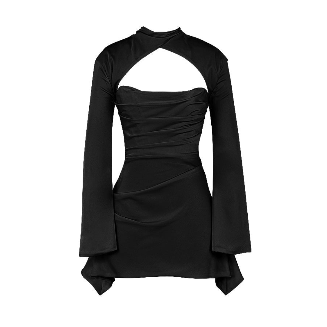 Partykleid Mit Langen Ärmeln Für Damen | Mini