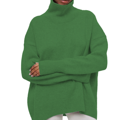 Pullover mit hohem Kragen für Damen