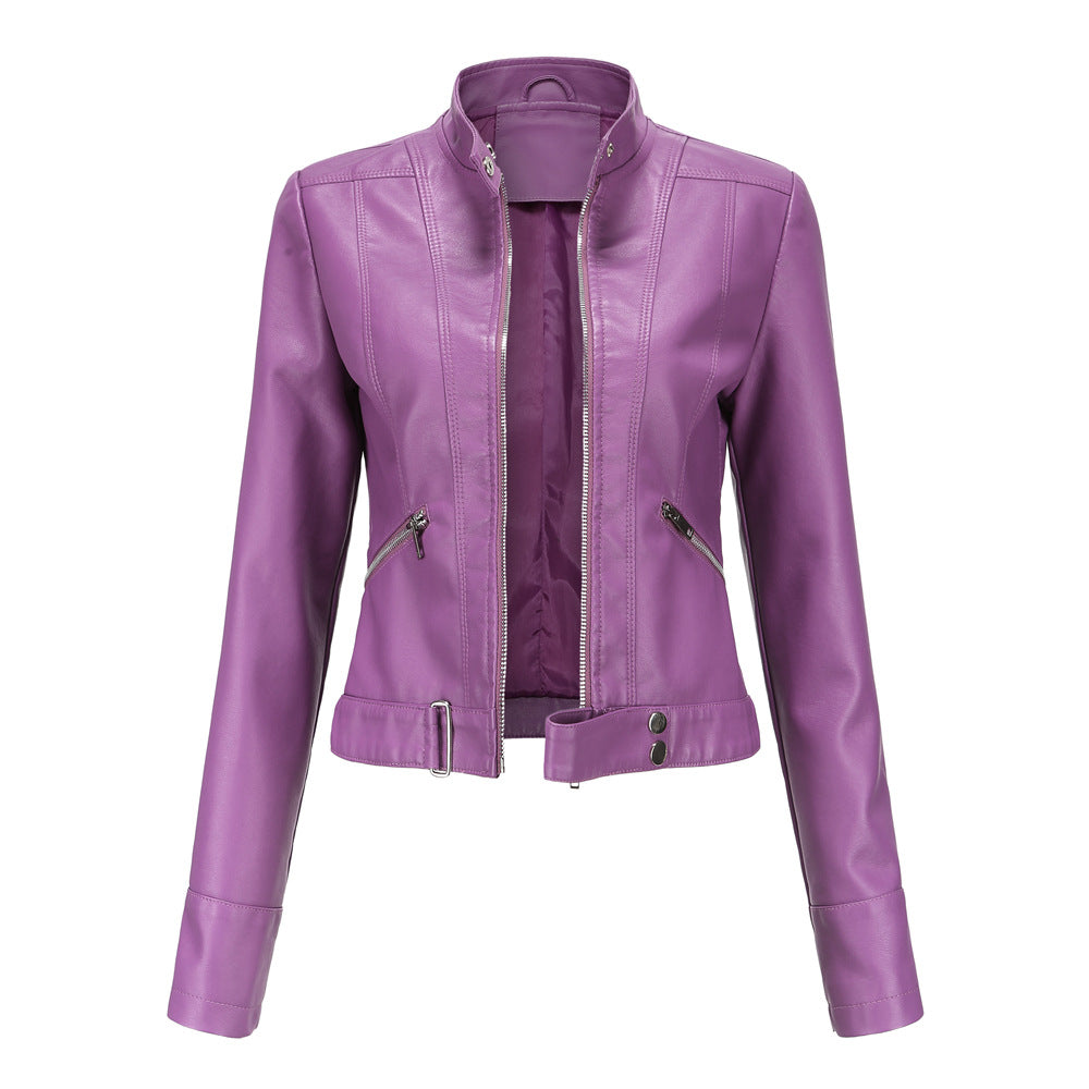 Stylische lederjacke