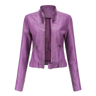 Stylische lederjacke