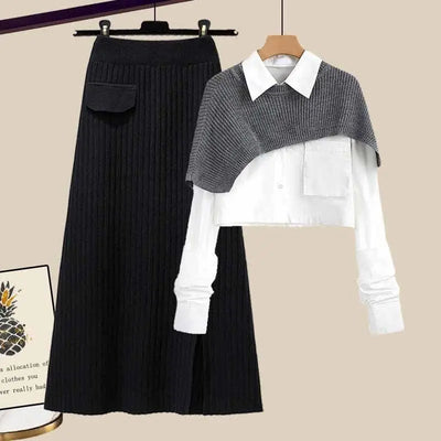 Modisches strickset